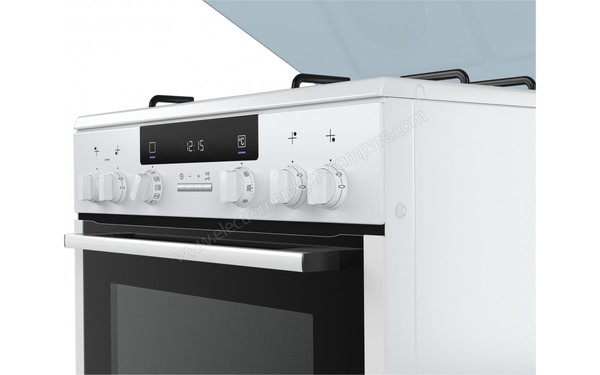 SIEMENS HX85D220F - Vue 3/4 droite, panneau de commandes