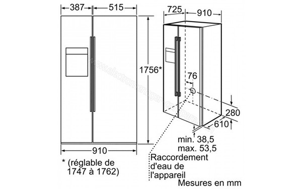 SIEMENS KA62DA71 - Vue de face
