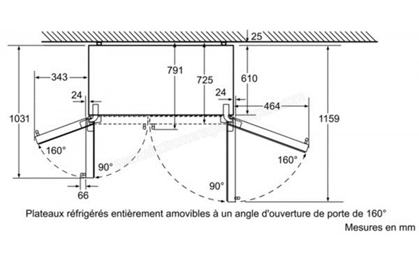 SIEMENS KA62DA71 - Vue du dessus