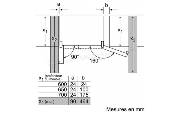 SIEMENS KA62DA71 - Vue du dessus