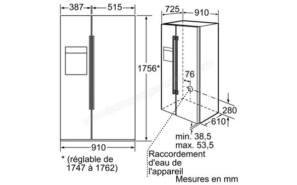 SIEMENS KA62DV71 - Sch&eacute;mas d'encastrement 1