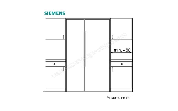 SIEMENS KA62DV78 - schemas d'encastrement 2