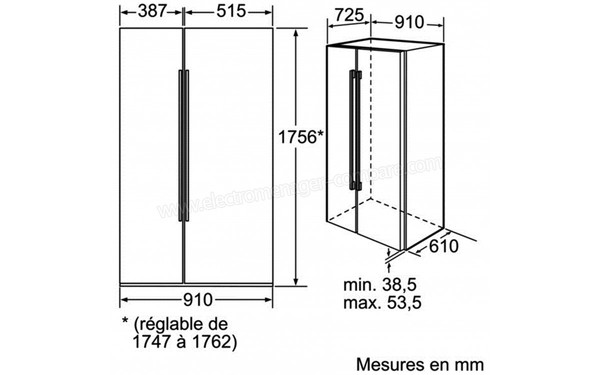 SIEMENS KA63DA71 - Vue de face