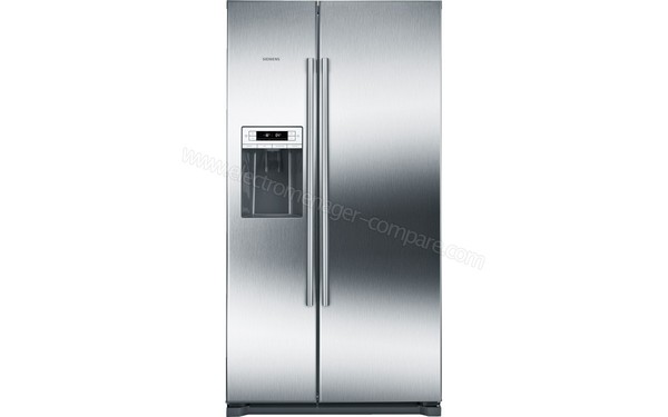 frigos américains Siemens KA90DVI30 frigo américain Autonome, Argent, Américain, A++, LED, SN-T 