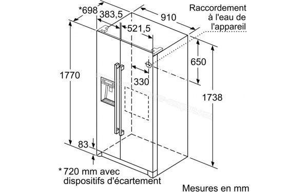 SIEMENS KA90DVI30 - Sch&eacute;ma technique