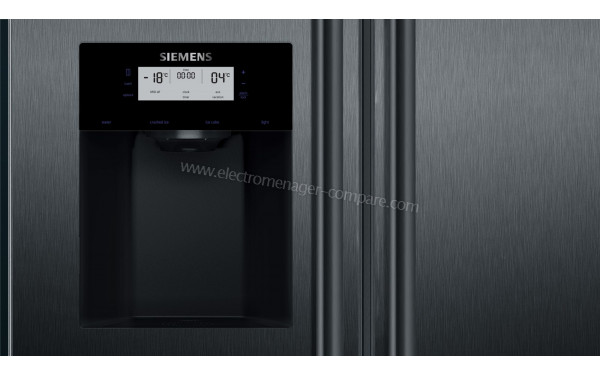 SIEMENS KA92DHXFP - Distributeur d'eau fra&icirc;che/gla&ccedil;ons/glace pil&eacute;e