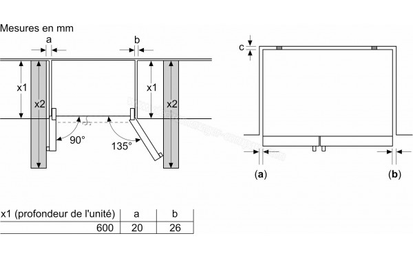 SIEMENS KA93GAIEP - Dimensions