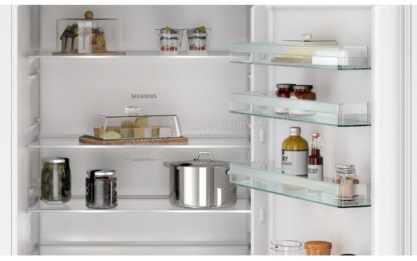 SIEMENS KB96NNSE0 - Vue de l'int&eacute;rieur partie r&eacute;frig&eacute;rateur