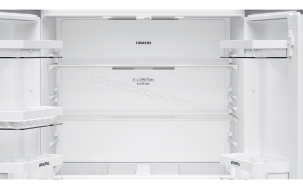 SIEMENS KF96NVPEA - Vue de l'int&eacute;rieur partie r&eacute;frig&eacute;rateur