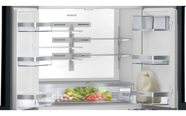 SIEMENS KF96RSBEA - Vue de l'int&eacute;rieur partie r&eacute;frig&eacute;rateur