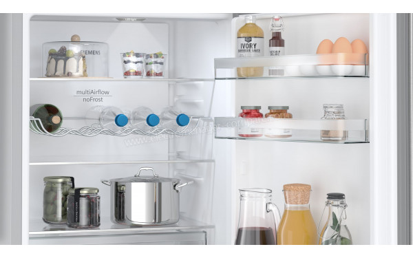 SIEMENS KG36N2LCF - Vue de l'int&eacute;rieur partie r&eacute;frig&eacute;rateur