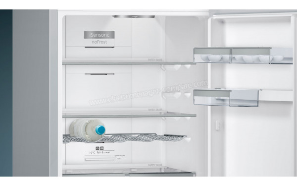 SIEMENS KG36N7IEP - Vue de l'int&eacute;rieur partie r&eacute;frig&eacute;rateur