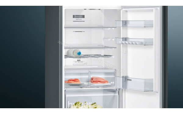 SIEMENS KG36N7XEA - Vue de l'int&eacute;rieur partie r&eacute;frig&eacute;rateur