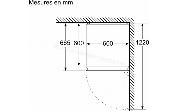 SIEMENS KG36NEXAG - Dimensions
