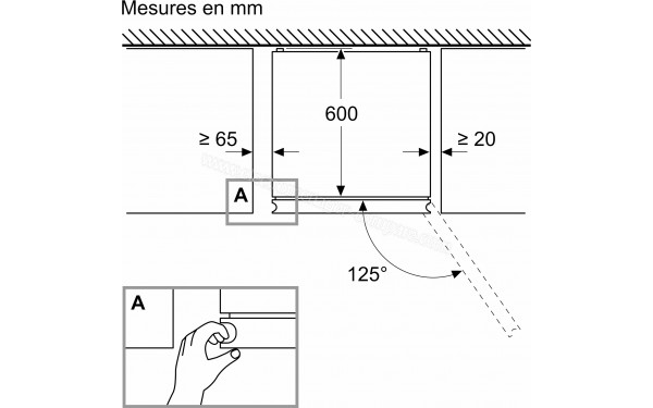 SIEMENS KG36NEXAG - Dimensions
