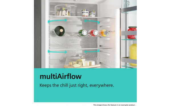 SIEMENS KG36NVIAG - Paroi arri&egrave;re profil&eacute;e avec syst&egrave;me multiAirflow