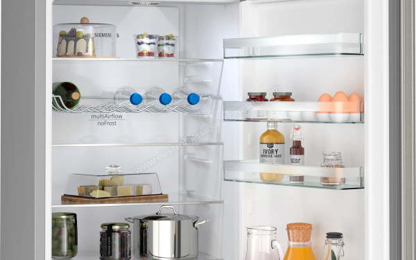 SIEMENS KG39N2IBF - Vue de l'int&eacute;rieur partie r&eacute;frig&eacute;rateur