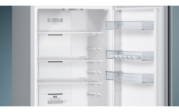 SIEMENS KG39N2LEA - Vue de l'int&eacute;rieur partie r&eacute;frig&eacute;rateur