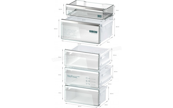 SIEMENS KG39NAIAT - Dimensions