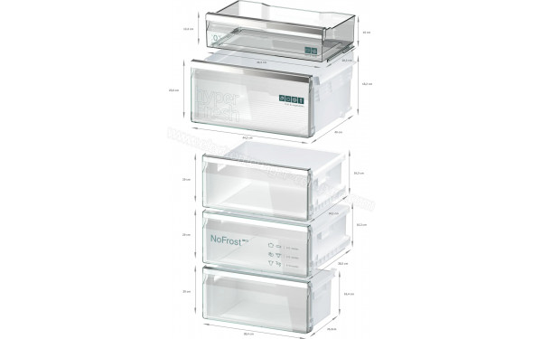 SIEMENS KG39NAIAU - Dimensions