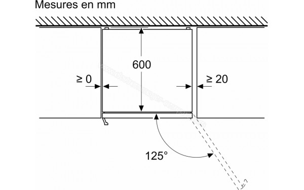 SIEMENS KG39NAIAU - Dimensions