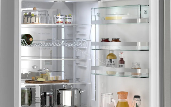 SIEMENS KG39NAIAU - Vue de l'int&eacute;rieur partie r&eacute;frig&eacute;rateur