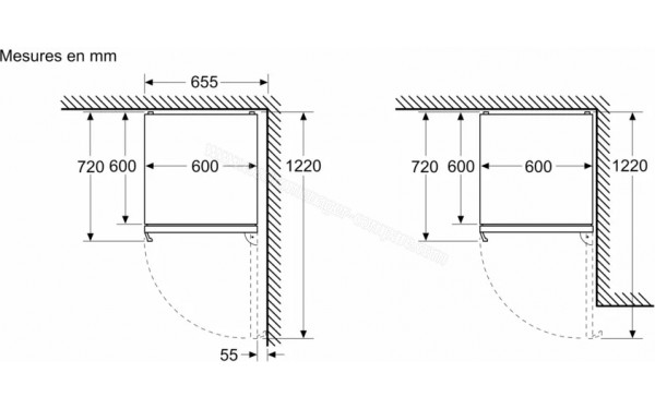 SIEMENS KG39NEICU - Dimensions