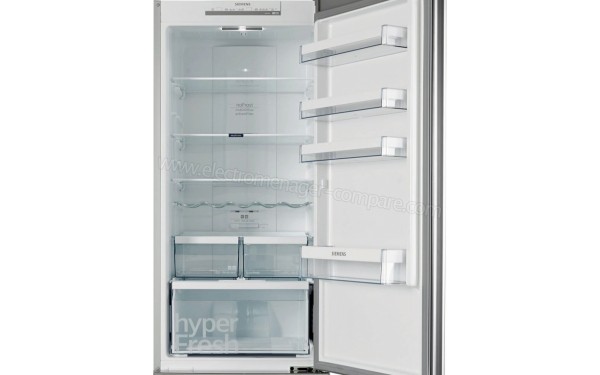SIEMENS KG39NVL35 - Am&eacute;nagement int&eacute;rieur de la parti&eacute; r&eacute;frig&eacute;ration (cr&eacute;dit : Boulanger)