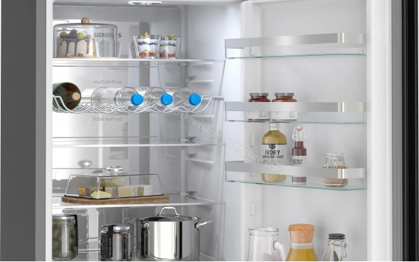 SIEMENS KG39NVXAG - Vue de l'int&eacute;rieur partie r&eacute;frig&eacute;rateur