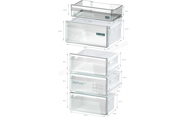 SIEMENS KG39NVXAG - Dimensions