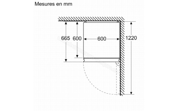 SIEMENS KG39NXWDF - Dimensions
