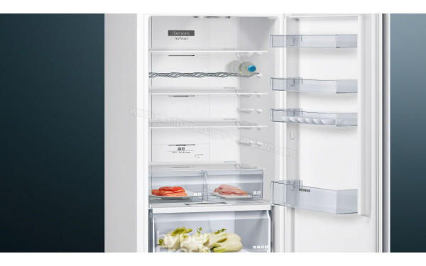 SIEMENS KG39NXWEB - Vue de l'int&eacute;rieur partie r&eacute;frig&eacute;rateur