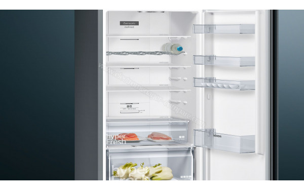 SIEMENS KG39NXXEB - Vue de l'int&eacute;rieur partie r&eacute;frig&eacute;rateur