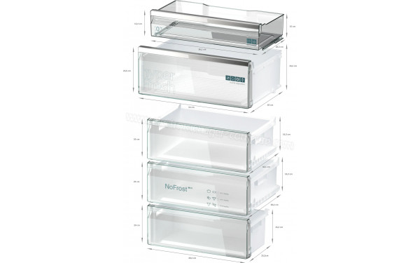SIEMENS KG49NAIBG - Dimensions