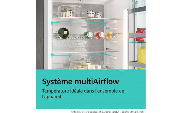 SIEMENS KG49NVIDG - Syst&egrave;me multiAirflow