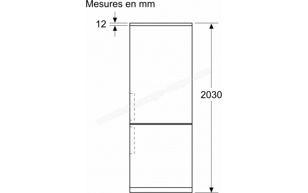 SIEMENS KG49NVIDG - Dimensions