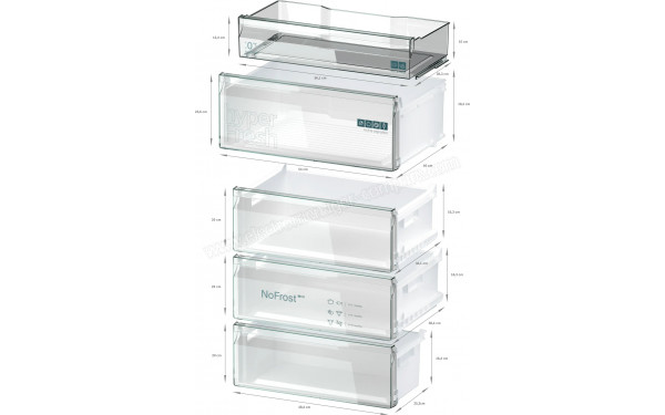 SIEMENS KG49NVIDG - Dimensions