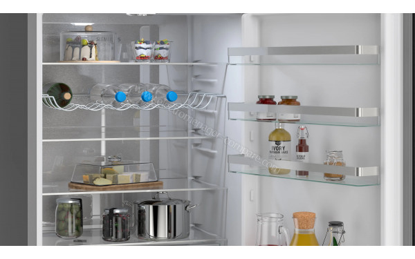 SIEMENS KG49NVXDG - Vue de l'int&eacute;rieur partie r&eacute;frig&eacute;rateur