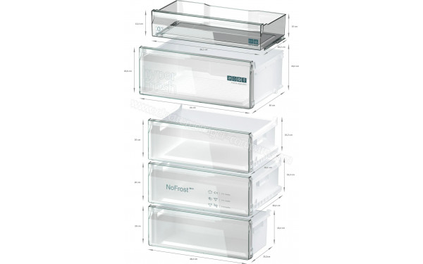 SIEMENS KG49NXIBF - Dimensions