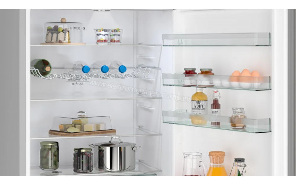 SIEMENS KG49NXIBF - Vue de l'int&eacute;rieur partie r&eacute;frig&eacute;rateur