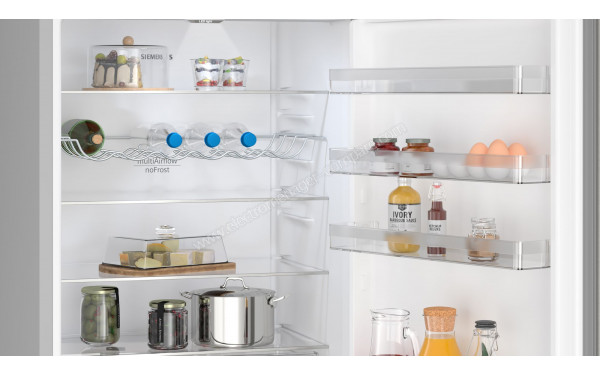 SIEMENS KG49NXIDF - Vue de l'int&eacute;rieur partie r&eacute;frig&eacute;rateur
