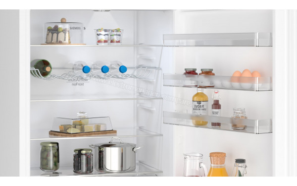 SIEMENS KG49NXWDF - Vue de l'int&eacute;rieur partie r&eacute;frig&eacute;rateur