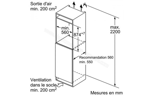 SIEMENS KI21RAD30 - Schemas d'encastrement 2