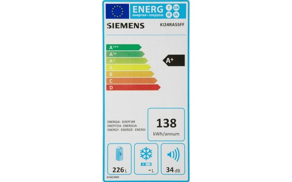SIEMENS KI24RA55FF - &Eacute;tiquette &eacute;nergie