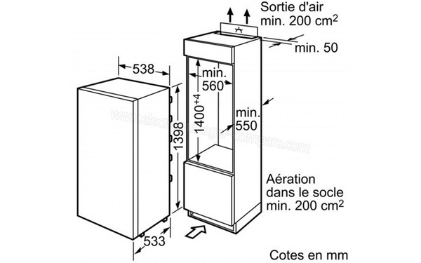 SIEMENS KI27FA50 - Vue de face