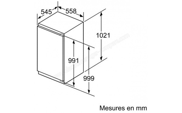 SIEMENS KI31RAD30 - Schema d'encastrement 1
