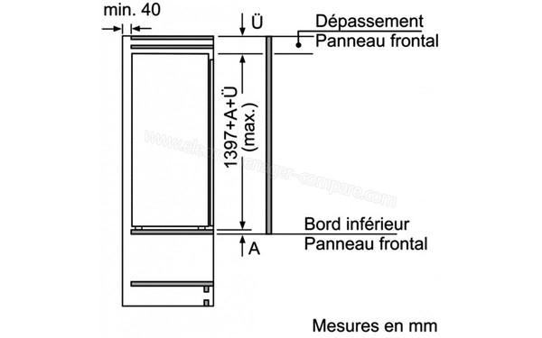 SIEMENS KI51FAD30 - Schema d'encastrement 3