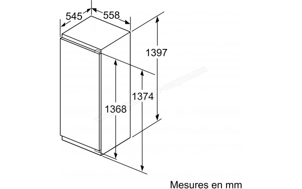 SIEMENS KI51RADE0 - Dimensions