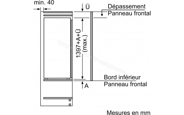 SIEMENS KI51RADE0 - Dimensions