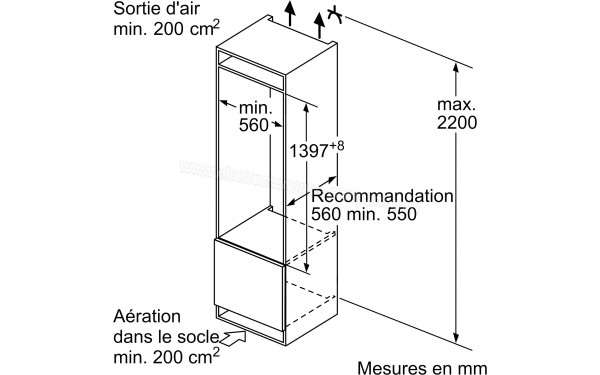 SIEMENS KI52FADF0 - Dimensions